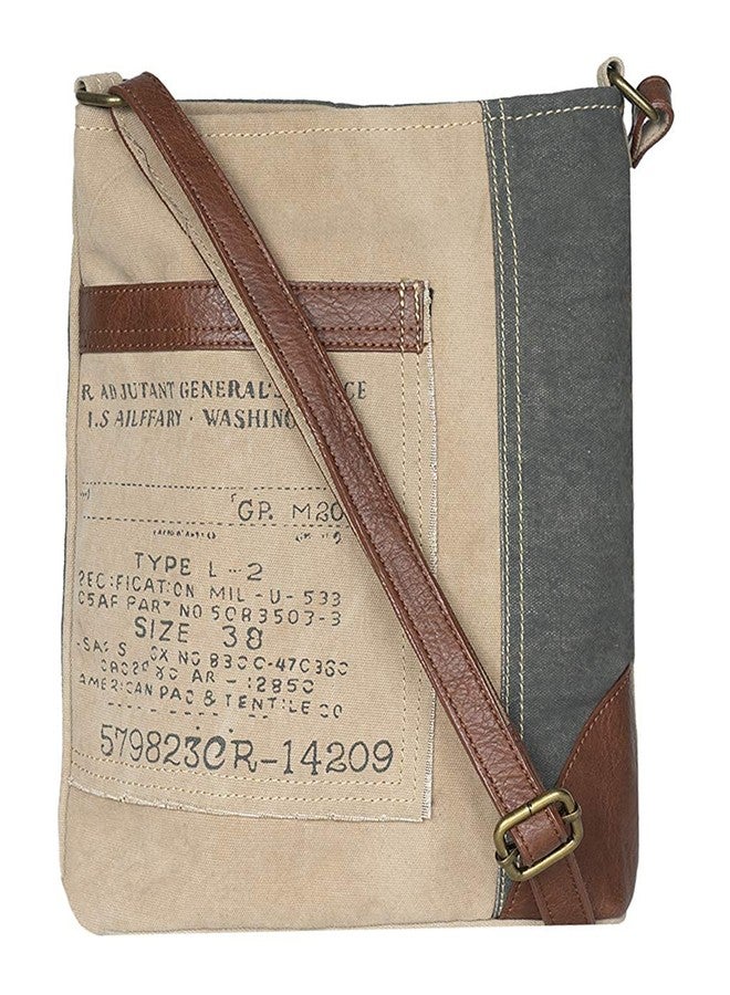 Mona B Sling Canvas Women Casual Single Shoulder Bag For Womens Vintage Crossbody Bag for College, Office Girl, Escape-Bisque, Medium, Multicolor - Image 1